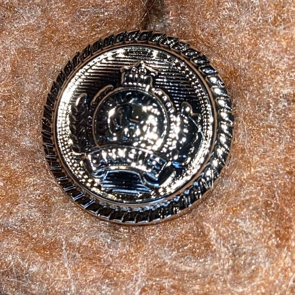 Maria Sole Made in Italy Boxy Style Blazer Mohair Wool Blend Size Small Classic - Picture 4 of 8